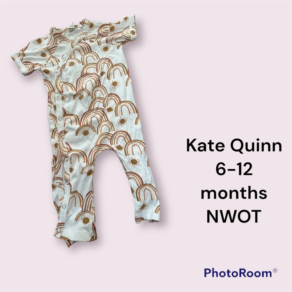 Kate Quinn NWOT rainbow neutral one piece